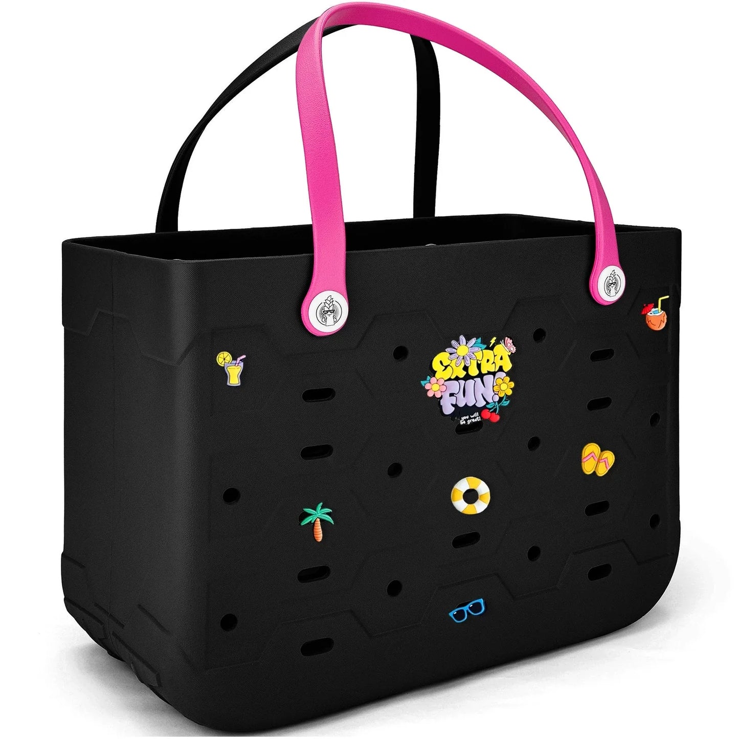 EVA rubber XL/L/M Beach Bag - Prismatic Fiber Arts