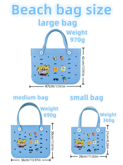 EVA Waterproof M/L/XL Beach Bag - Prismatic Fiber Arts