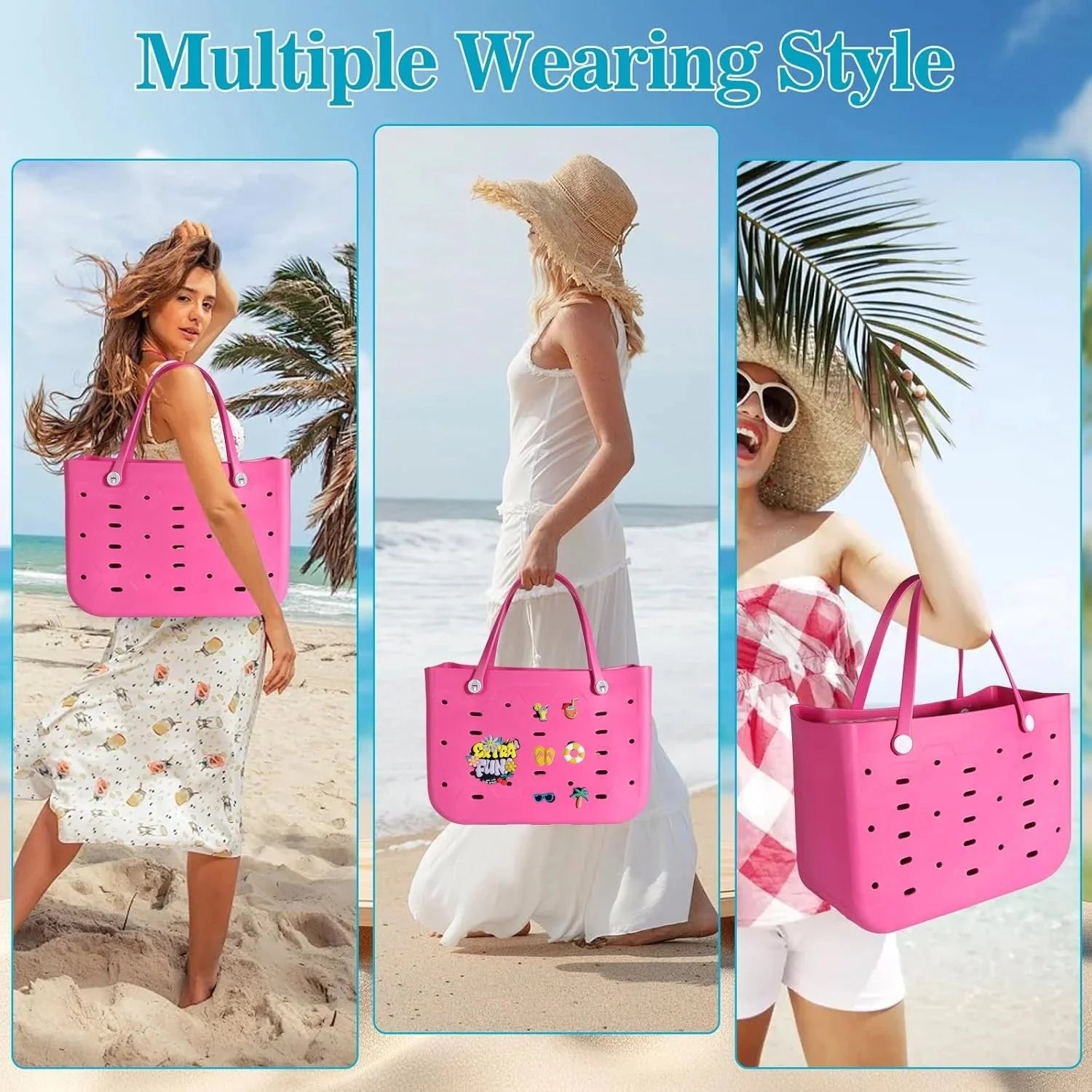 EVA Waterproof M/L/XL Beach Bag - Prismatic Fiber Arts
