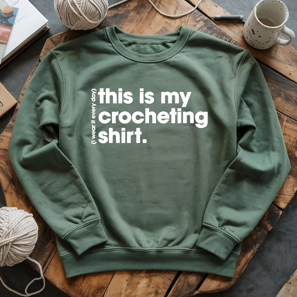 Everyday Crocheting Sweatshirt - Prismatic Fiber Arts