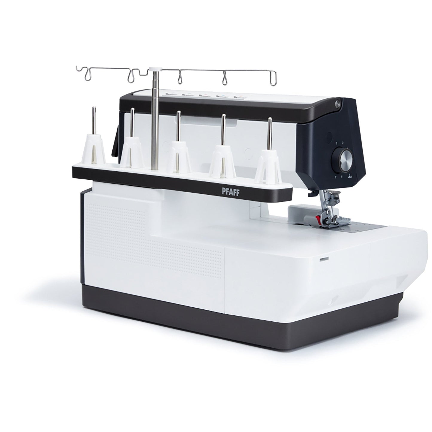 PFAFF® admire™ air 6000 Black Coverlock Machine - Prismatic Fiber Arts