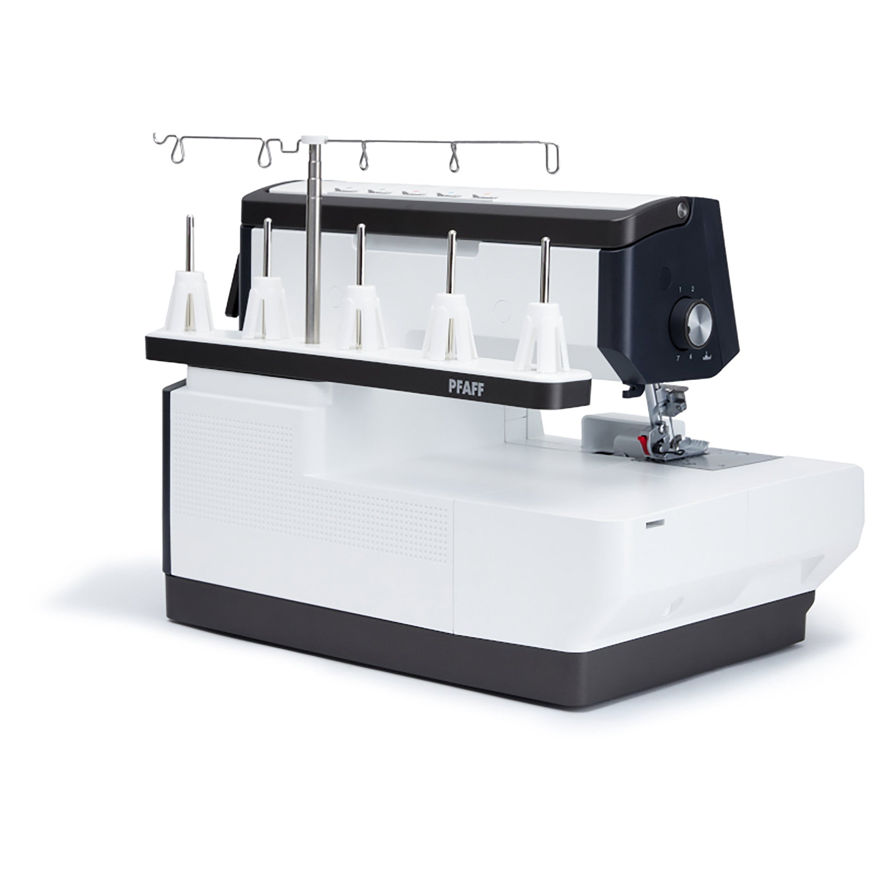 PFAFF® admire™ air 6000 Black Coverlock Machine - Prismatic Fiber Arts