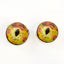 Fall Leaves Dragon Fantasy Sew-On Button Glass Eyes - Prismatic Fiber Arts