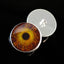 Fall Red and Gold Branches Autumn Sew-On Button Glass Eyes - Prismatic Fiber Arts