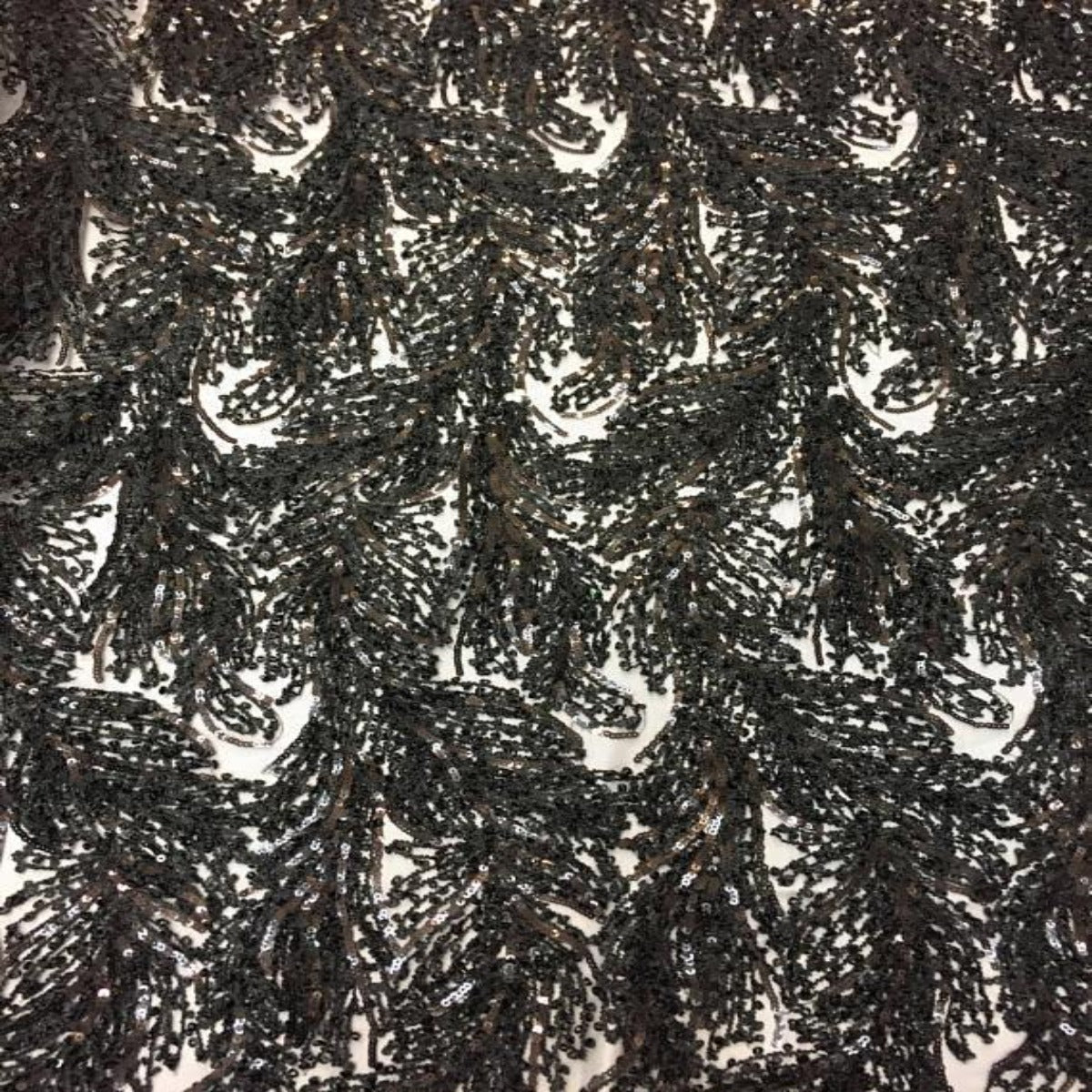 Cozy Pop Thread Floral Sequins Fabric - Prismatic Fiber Arts