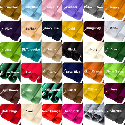 Wholesale FabricLA Acrylic Felt Fabric - Sold by the Bolt in Multiple Colors - Prismatic Fiber Arts