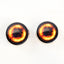 Fire Phoenix Fantasy Bird Sew-On Button Glass Eyes - Prismatic Fiber Arts