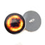 Fire Phoenix Fantasy Bird Sew-On Button Glass Eyes - Prismatic Fiber Arts