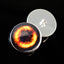 Fire Phoenix Fantasy Bird Sew-On Button Glass Eyes - Prismatic Fiber Arts