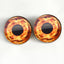 Fire Round Pupil Sew-On Button Glass Eyes - Prismatic Fiber Arts
