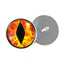 Fiery Flames Dragon Sew-On Button Glass Eyes - Prismatic Fiber Arts