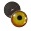 Yellow and Orange Flamingo Sew-On Button Glass Eyes - Prismatic Fiber Arts