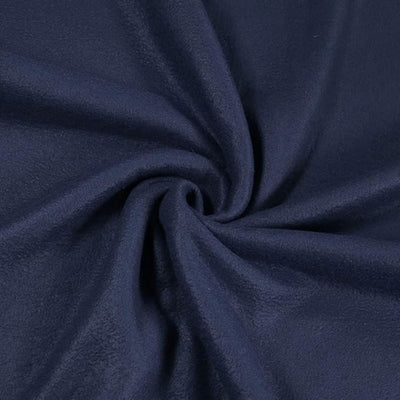 Anti-Pill Polar Fleece Fabric by the Yard – Navy (60", 280 GSM) - Prismatic Fiber Arts