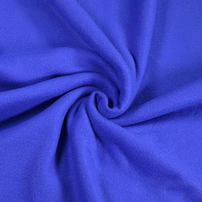 Anti-Pill Polar Fleece Fabric by the Yard – Royal Blue (60", 280 GSM) - Prismatic Fiber Arts