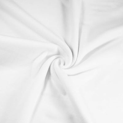 Anti-Pill Polar Fleece Fabric by the Yard – White (60", 280 GSM) - Prismatic Fiber Arts