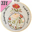 Not fragile like a flower, fragile like a bomb 6" Embroidery Kit - Prismatic Fiber Arts