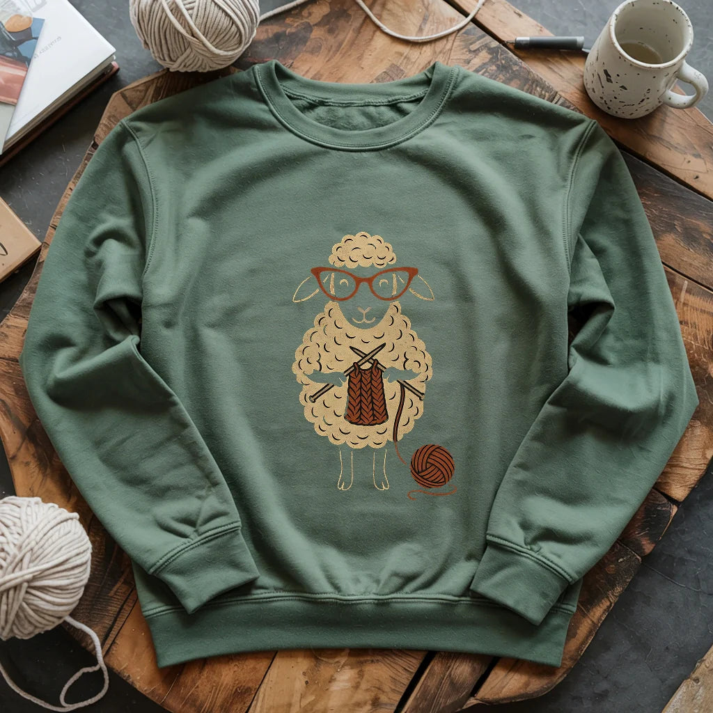 Knit Happens Sweatshirt - Prismatic Fiber Arts