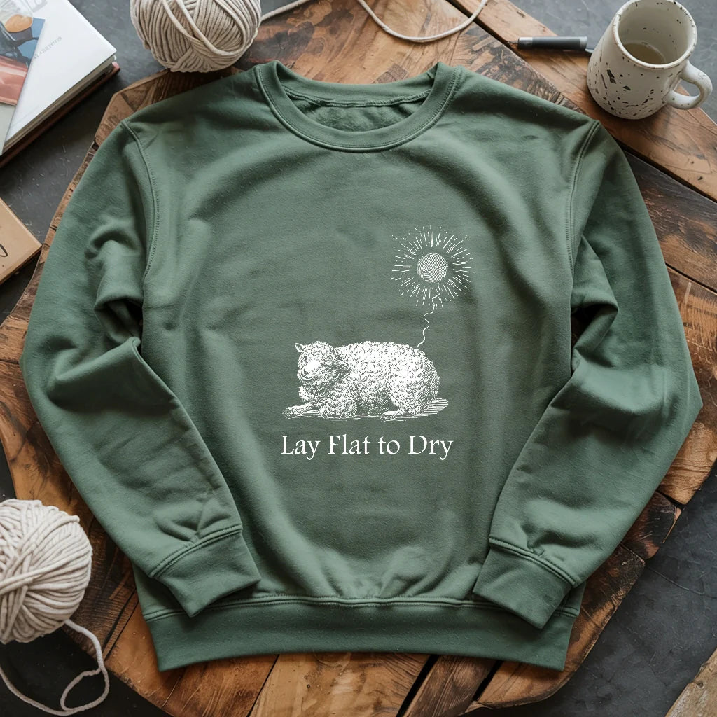 Lay Flat Sweatshirt - Prismatic Fiber Arts