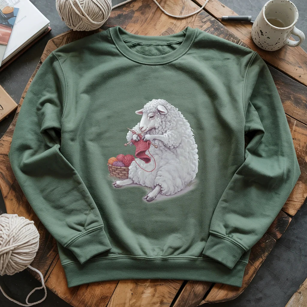 Woolly Knitting Sweatshirt - Prismatic Fiber Arts