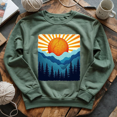 Yarn Sun Sweatshirt - Prismatic Fiber Arts