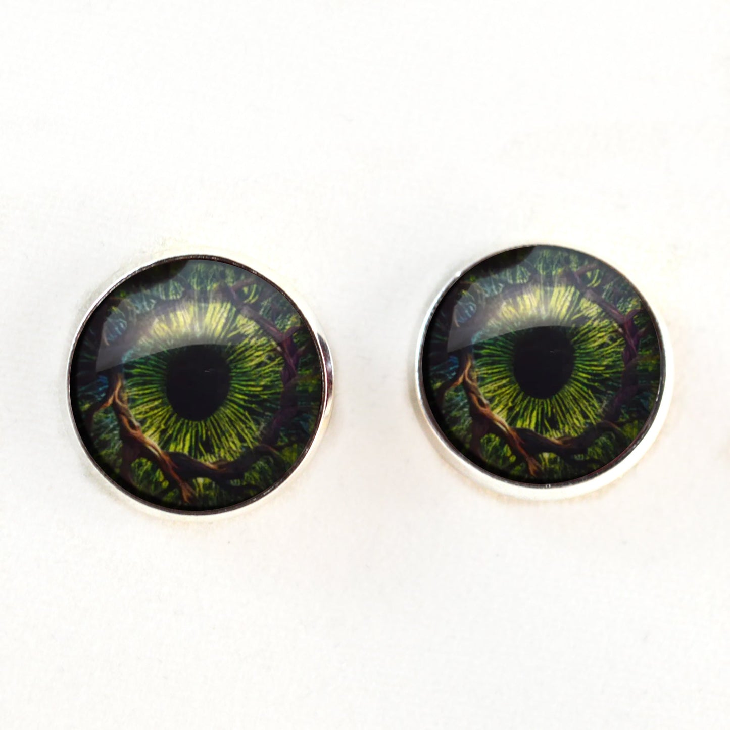 Forest Wizard Fantasy Sew-On Button Glass Eyes - Prismatic Fiber Arts