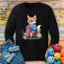 Foxtastic Knit Long Sleeve T-shirt - Prismatic Fiber Arts