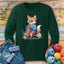 Foxtastic Knit Long Sleeve T-shirt - Prismatic Fiber Arts