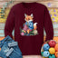 Foxtastic Knit Long Sleeve T-shirt - Prismatic Fiber Arts
