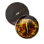 Yellow Fractal Dragon Sew-On Buttons Glass Eyes - Prismatic Fiber Arts