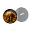 Yellow Fractal Dragon Sew-On Buttons Glass Eyes - Prismatic Fiber Arts