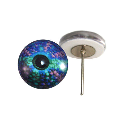 Gecko Glass Eyes on Wire Pin Posts