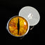 Golden Dragon Sew-On Button Glass Eyes - Prismatic Fiber Arts