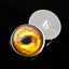 Golden Lion Sew-On Button Glass Eyes - Prismatic Fiber Arts