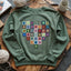 Granny Squares Heart Sweatshirt - Prismatic Fiber Arts