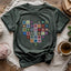 Granny Squares Heart T-shirt - Prismatic Fiber Arts