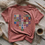 Granny Squares Heart T-shirt - Prismatic Fiber Arts