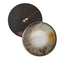 Gray Blind Human Zombie Sew-On Button Glass Eyes - Prismatic Fiber Arts