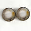 Gray Blind Human Zombie Sew-On Button Glass Eyes - Prismatic Fiber Arts