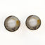 Gray Blind Human Zombie Sew-On Button Glass Eyes - Prismatic Fiber Arts