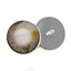 Gray Blind Human Zombie Sew-On Button Glass Eyes - Prismatic Fiber Arts
