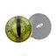 Light Green Fantasy Celtic Dragon Sew-On Button Glass Eyes - Prismatic Fiber Arts