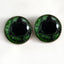 Green Frog Sew-On Buttons Glass Eyes - Prismatic Fiber Arts