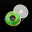 Green and Gold Loki Sew-On Button Glass Eyes - Prismatic Fiber Arts