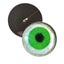 Bright Green Human with Whites Sew-On Button Glass Eyes - Prismatic Fiber Arts