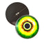 Green Monster Sew-On Button Glass Eyes - Prismatic Fiber Arts