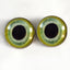 Light Green Parrot Sew-On Button Glass Eyes - Prismatic Fiber Arts