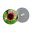 Green and Red Zombie Sew-On Button Glass Eyes - Prismatic Fiber Arts