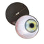 Side Glance Light Green Sew-On Button Glass Eyes - Prismatic Fiber Arts