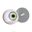 Side Glance Light Green Sew-On Button Glass Eyes - Prismatic Fiber Arts