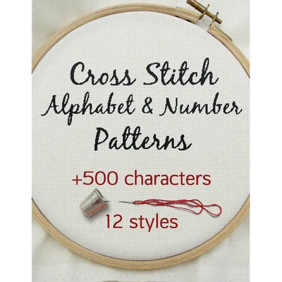 Cross Stitch Alphabet & Number Patterns
